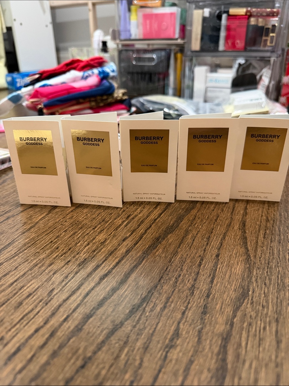 Burberry Goddess set of 5 samples